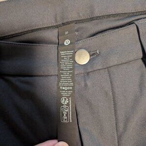 Lululemon ABC Slim-Fit 5 Pocket Pant 31x32 Obsidian